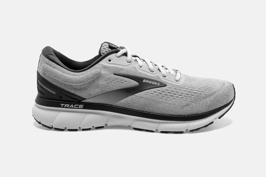 Brooks Running Shoes - Trace Road Mens - Grey - MAR-270814